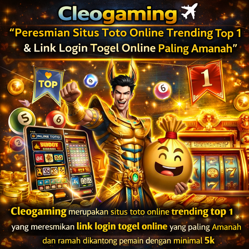 Cleogaming merupakan situs toto online trending top 1 yang meresmikan link login togel online yang paling Amanah dan ramah dikantong pemain dengan minimal deposit 5k.